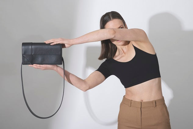 JJ City Clutch Black/White